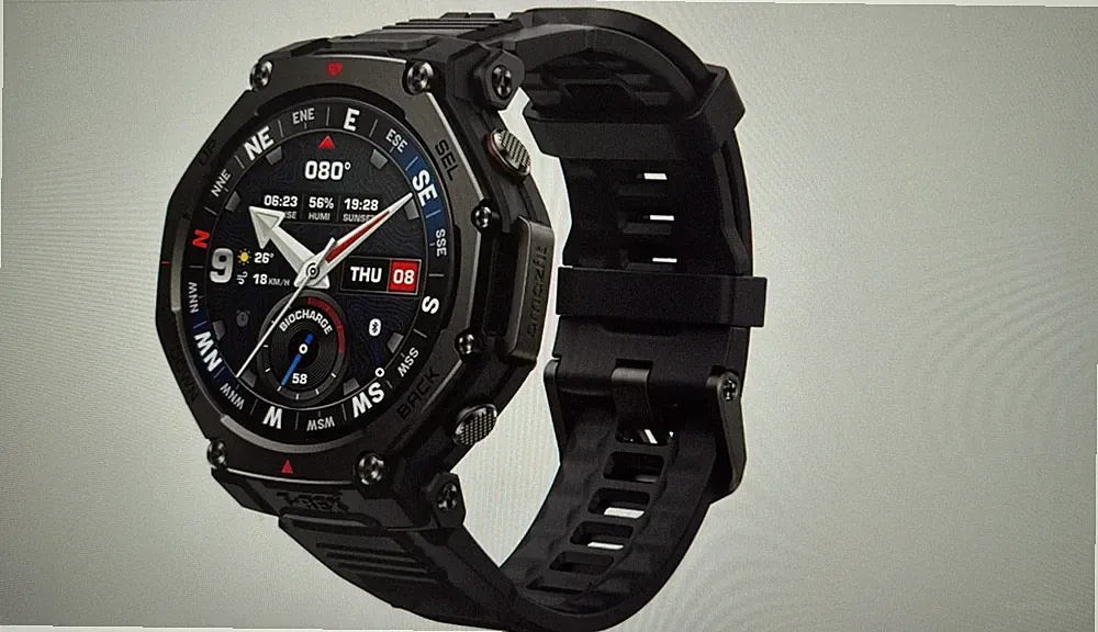 SW-0487 Amazfit T-Rex 3 Pro Outdoor Smartwatch 48mm schwarz unisex B-WARE