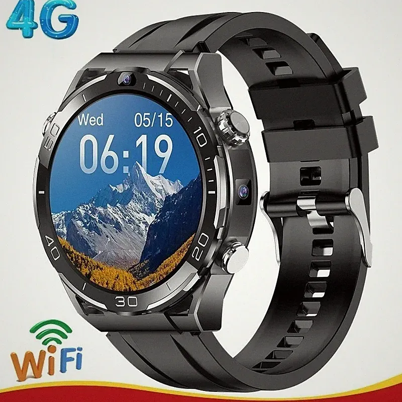 T7 4G LTE Smartwatch 6GB+128GB Dualkamera Android 10 800mAh Herzfrequenzmonitor