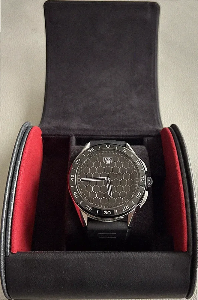 TAG Heuer Connected 45mm SBG8A Edelstahl/Kautschuk Smart Watch