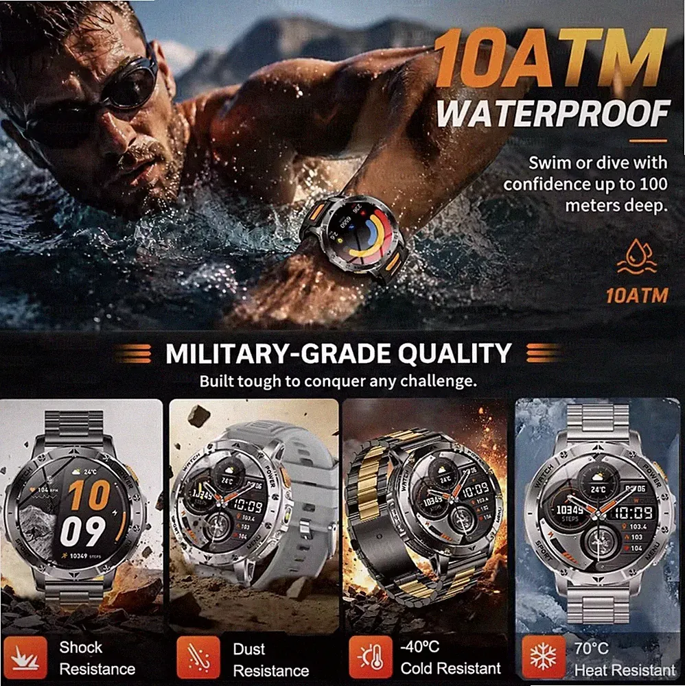 Rot Outdoor-Smartwatch
