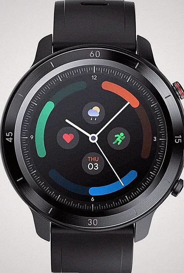 TicWatch GTX Fitness Smartwatch mit 10 Stunden Akkulaufzeit, wasserdich
