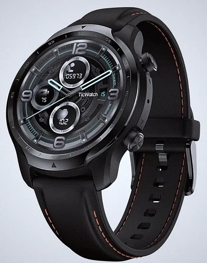 TicWatch Pro 3 LTE: Smartwatch Mit GPS Und Wear OS – Schwarz - Uhr