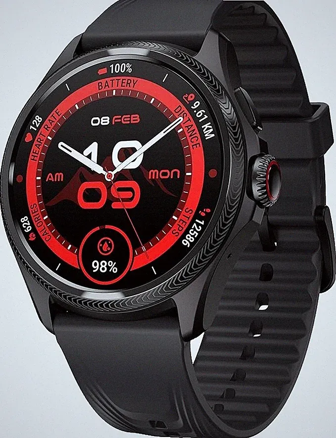 TicWatch Pro 5 Enduro Smartwatch Android Wear OS Smart Watch 90 Std. Akku