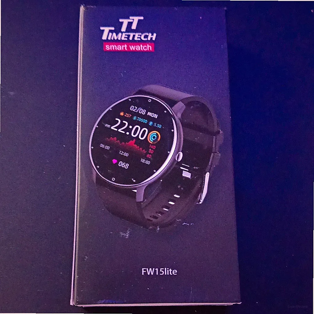 TimeTech FW15lite Smartwatch 45,5mm Blau Silikon 64MB iOS/Android