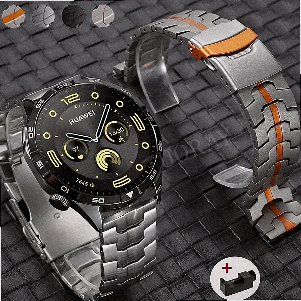 Titan Edelstahl Metall Armband Für Fossil Smartwatch 22mm Universal Uhrenarmband