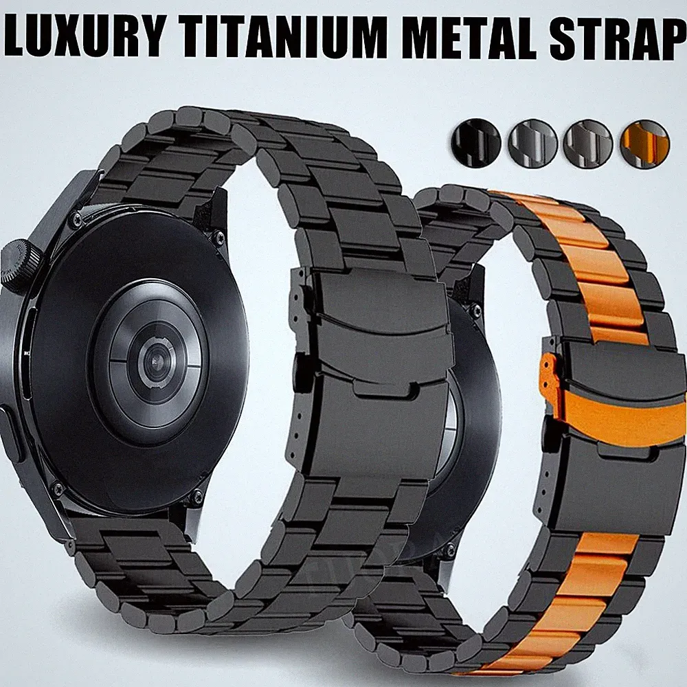 Titan Metall Armband Für Fossil Gen 6 5 5E 44mm/Gen 5 LTE 45mm/Q Gazer/Wander DE