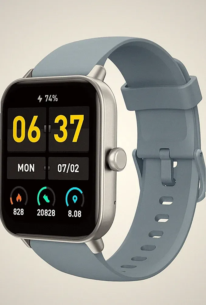 TOOBUR Smartwatch für Herren Damen Alexa integriert, IP68 Wasserdicht Schwimmen, 1,8"