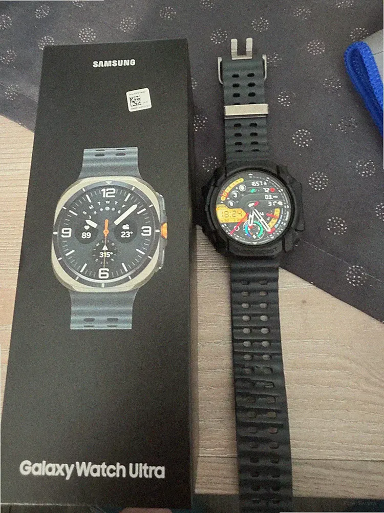 TOP SAMSUNG Smartwatch Galaxy Watch Ultra LTE 47mm Titan Wear OS grau silber