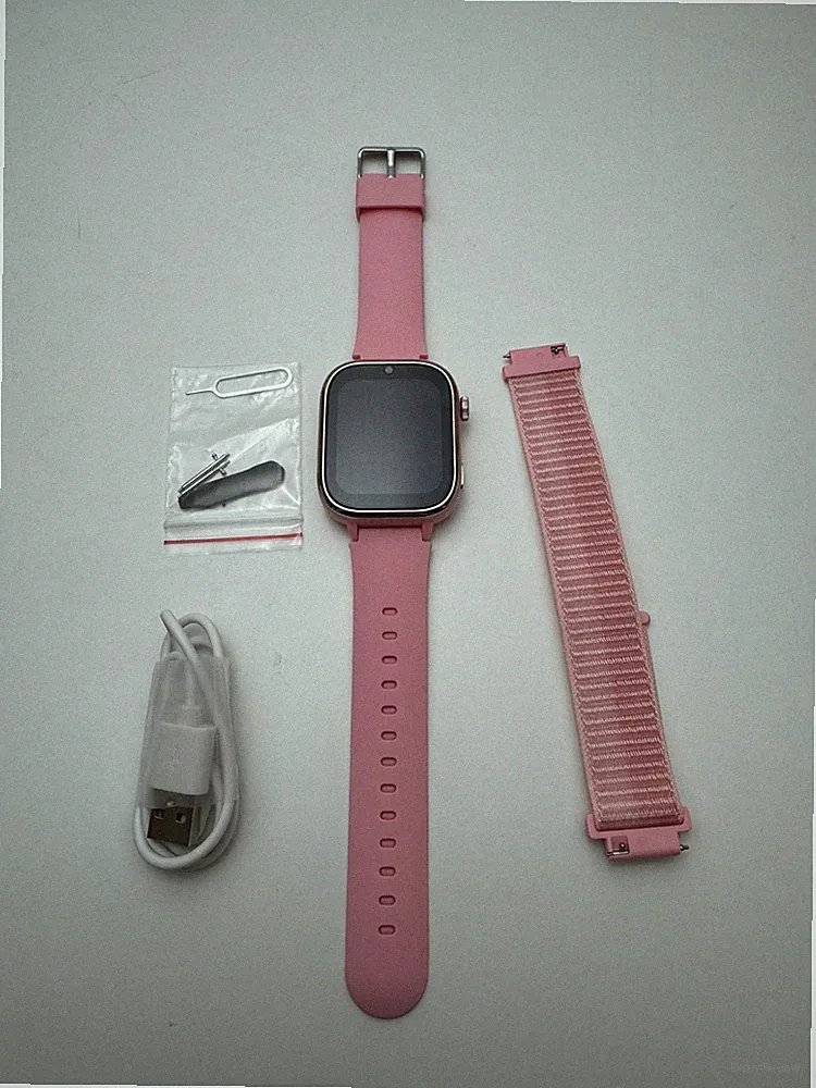 TotsyFun 4G Kinder-Smartwatch Lila mit GPS, SOS & Videoanruf