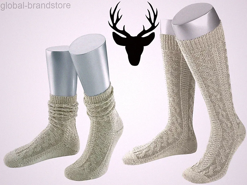 Trachtenstrümpfe Shoppersocken Kniestrümpfe -MADE-IN-GERMANY- für Damen & Herren