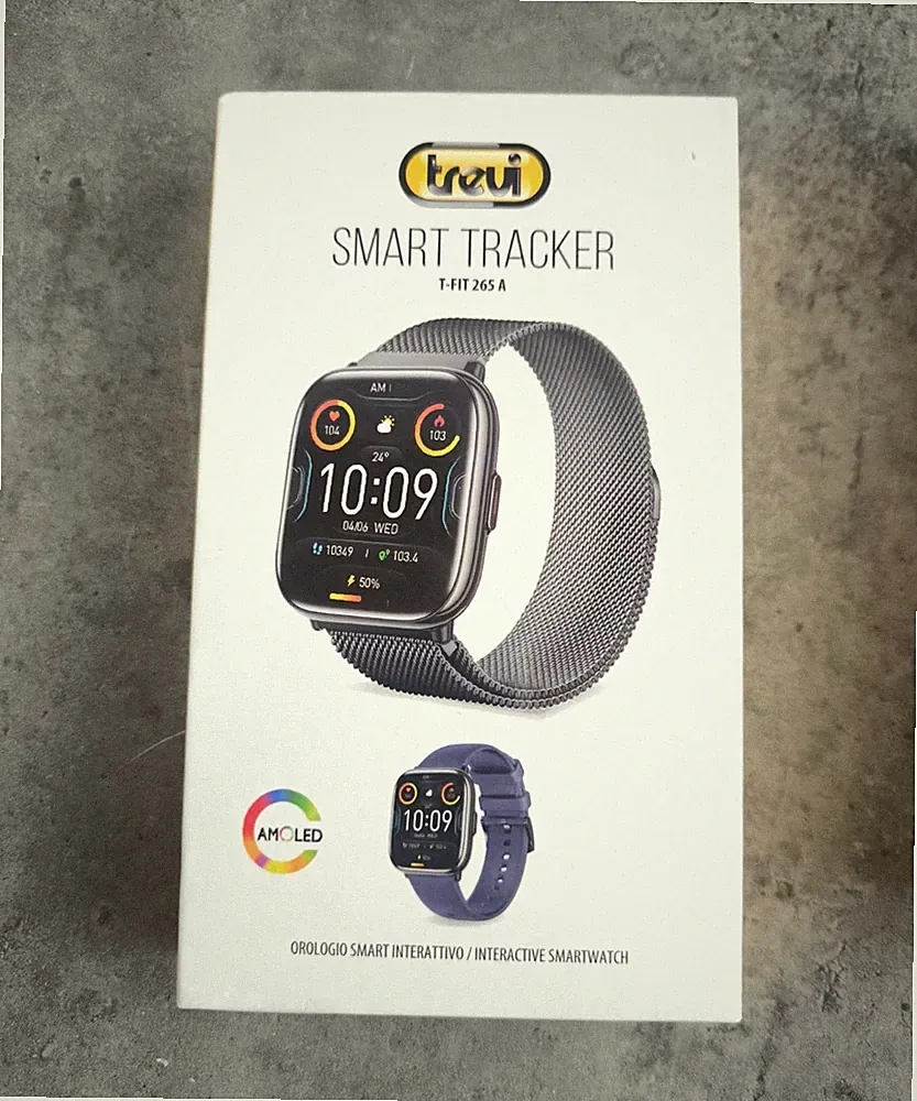 trevi Smart Tracker T-FIT 265 A AMOLED Smartwatch 46 mm Edelstahl Android/iOS