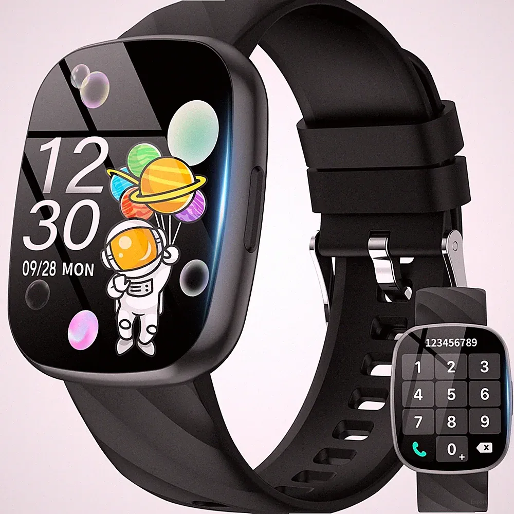 Ucani Smartwatch Kinder, 1.83 HD Voll Touchscreen Fitnessuhr mit 100+ Sportmo...