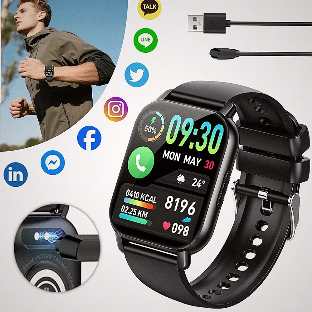Uhr Gesundheitsuhr Smartwatch Smart Watch Bluetooth Touchscreen Für Reisen
