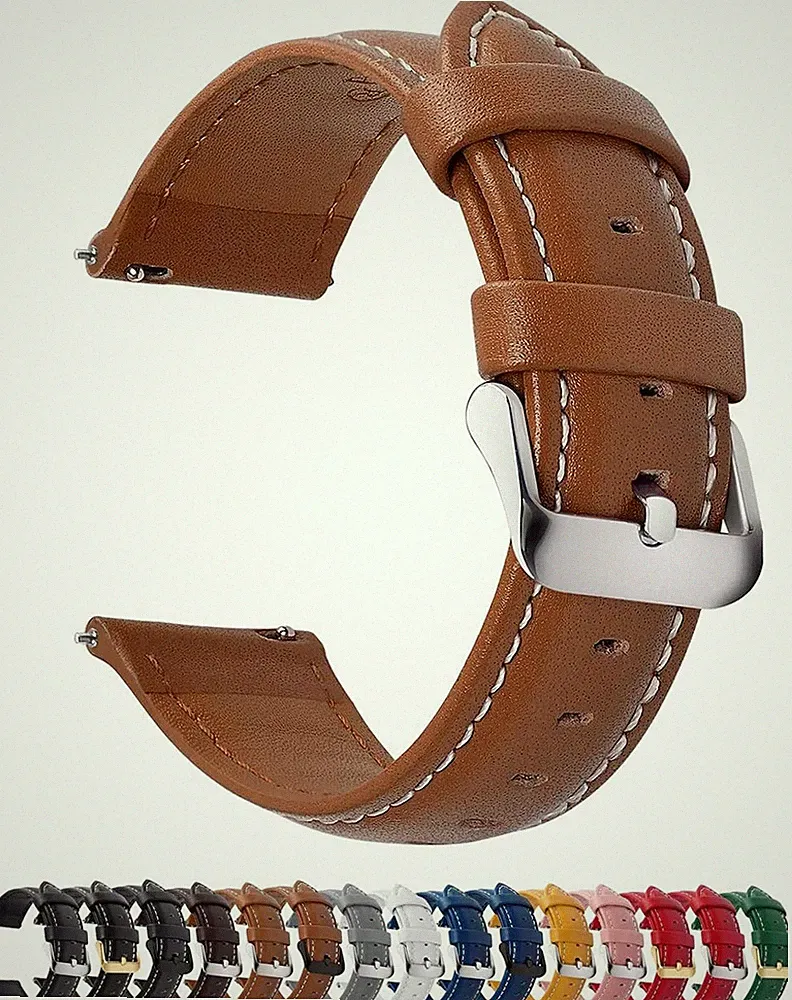 Uhrenarmband 20mm Leder Universal Smartwatch