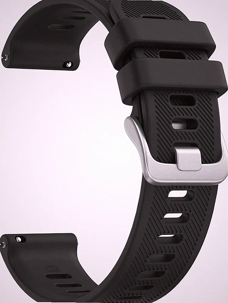 Uhrenarmband 20mm Silikon Wasserdicht Atmungsaktiv für Smartwatch Damen Herren
