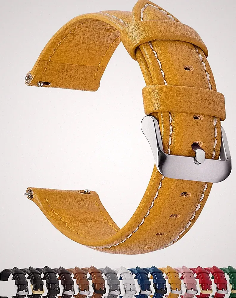Uhrenarmband 22mm Leder Universal Smartwatch