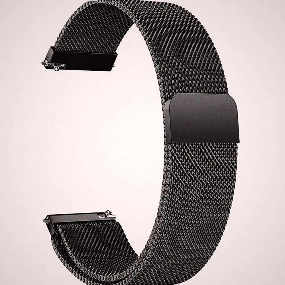 Uhrenarmband Edelstahl Magnetverschluss Smartwatch Ersatzarmband Damen Herren