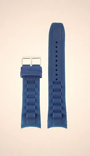 Uhrenarmband Ersatz Armband 22mm Smartwatch Sportuhr Armbanduhr Silikonband Blau