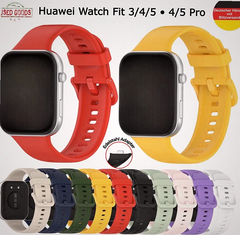 Uhrenarmband Huawei Watch Fit 3 4 5 Fit 4/5 Pro Silikon Armband Smart Watch Uhr
