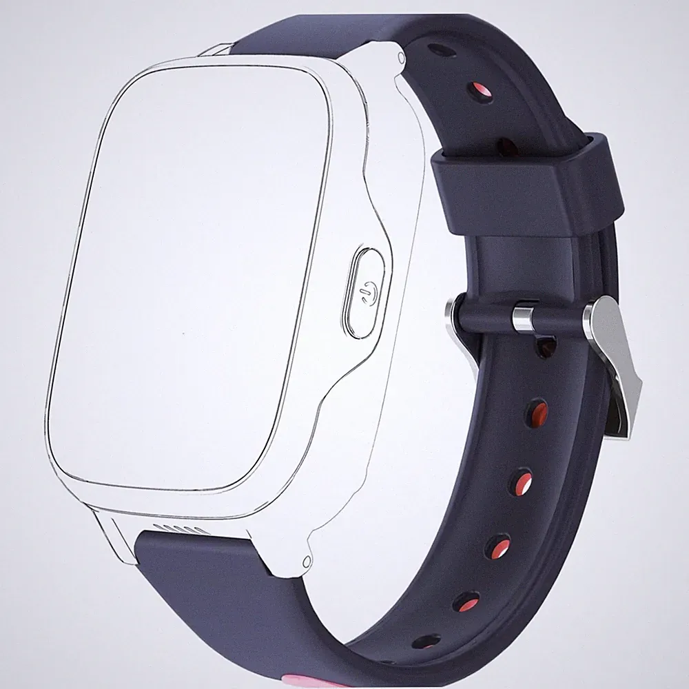Uhrenarmband Kinder Smartwatch 4G - Silikon Rosa Sportlich
