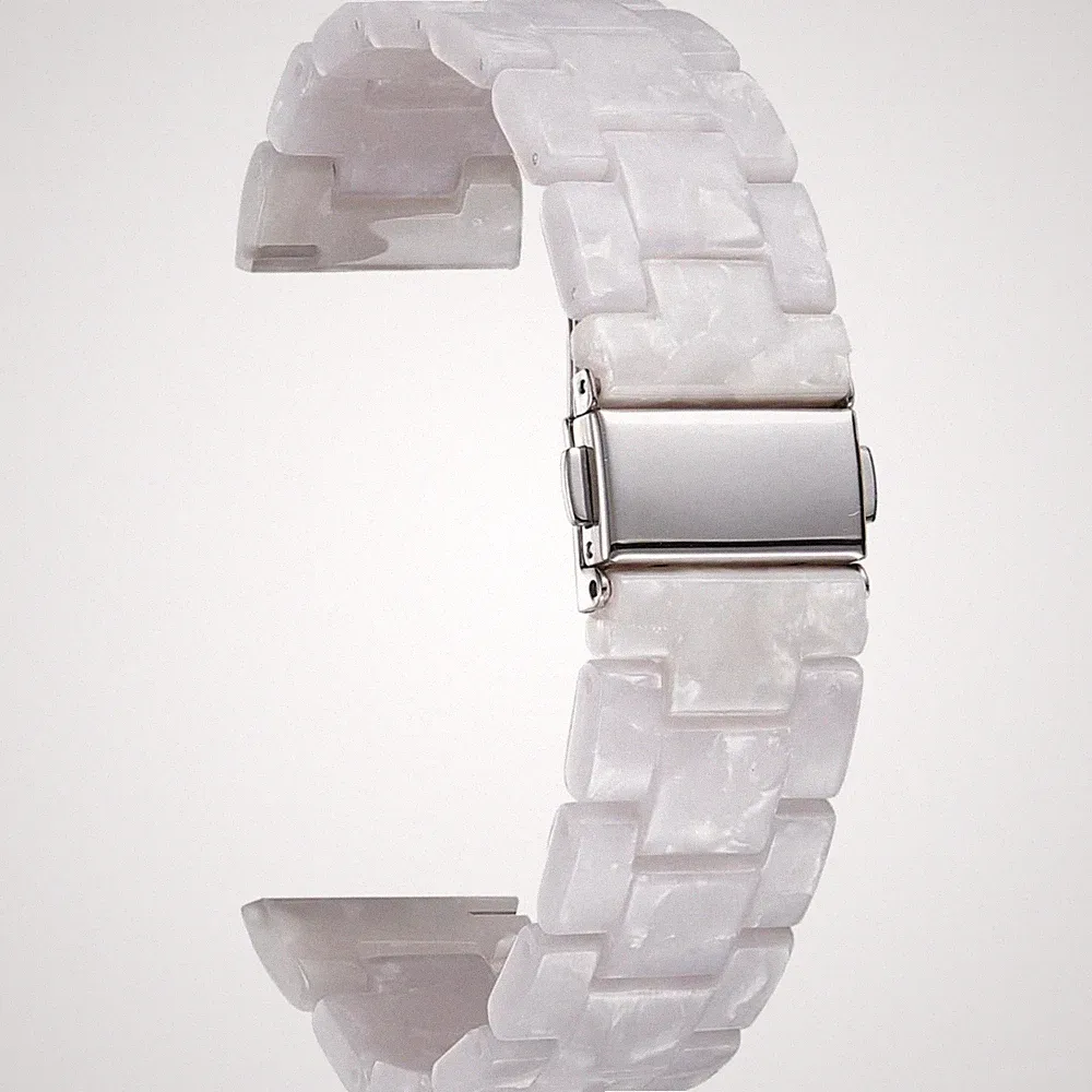 Uhrenarmband Kunstharz Smartwatch Damen Herren 14 16 18 20 22 mm Ersatz
