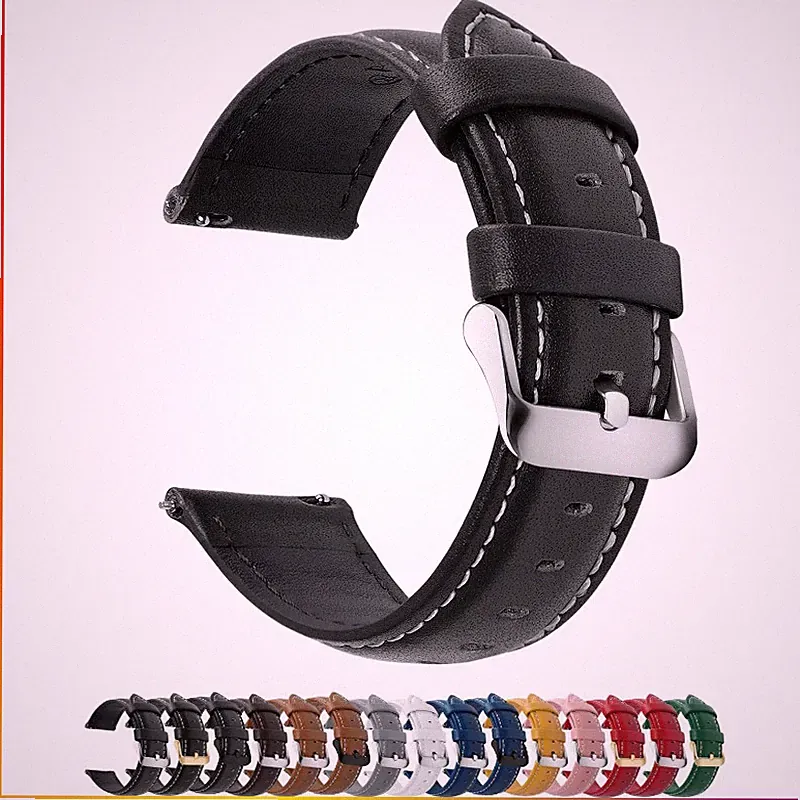 uhrenarmband leder für smartwatch damen 22 mm