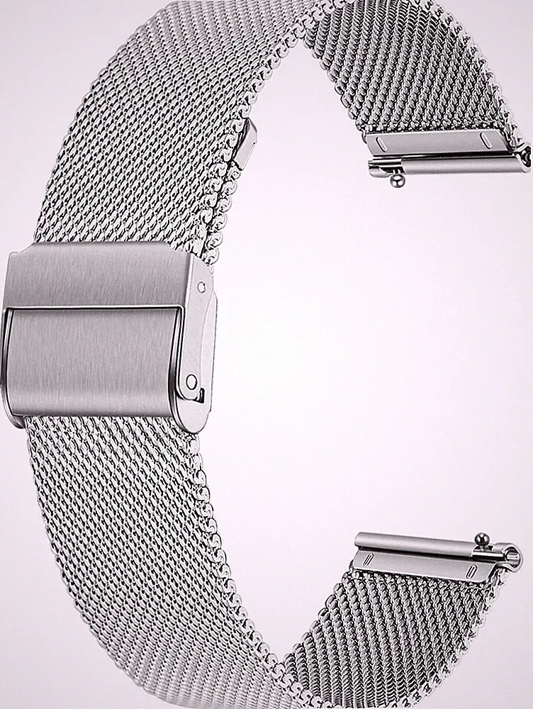 Uhrenarmband Metall Milanaise Schnellspanner für Herren Damen Smartwatch