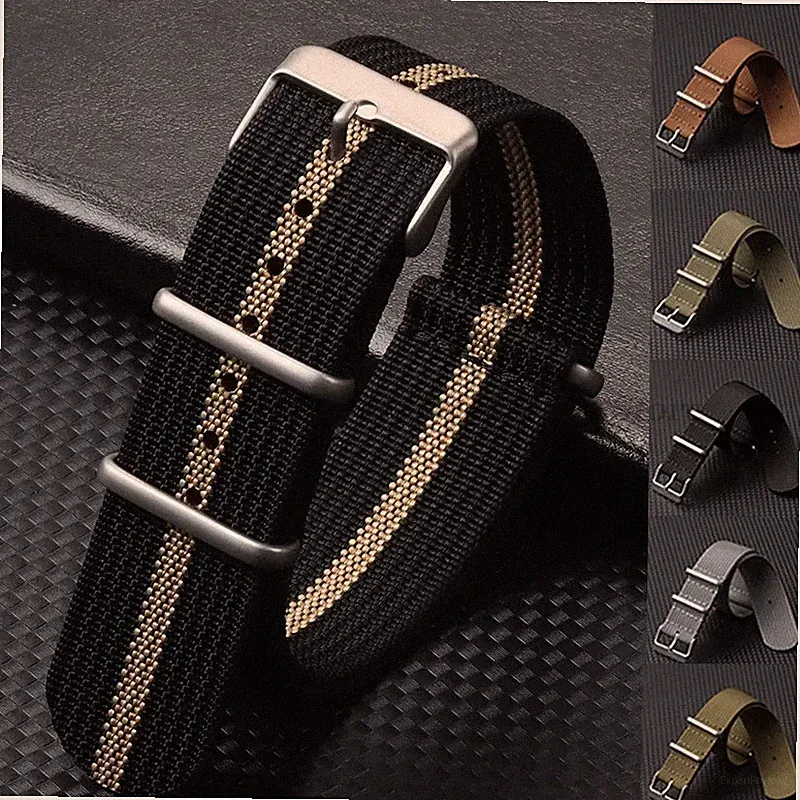 Uhrenarmband Nylon 18/20/22 mm Omega Seiko Military Sport Ersatz Textil NATO