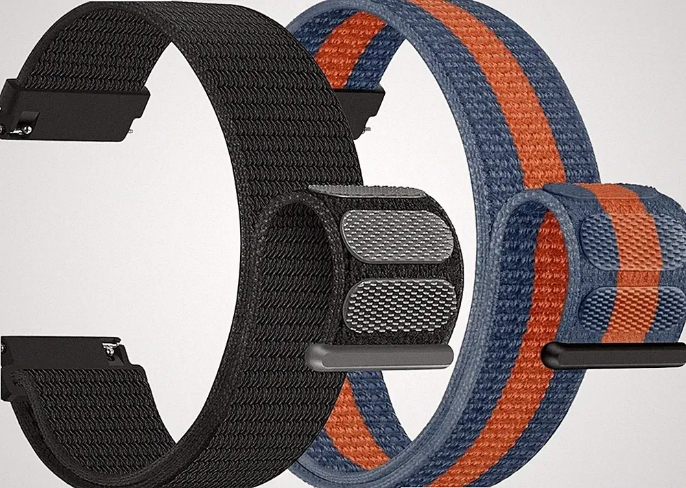 Uhrenarmband Nylon 20mm-22mm Schnellverschluss Soft Atmungsaktiv für Smartwatch