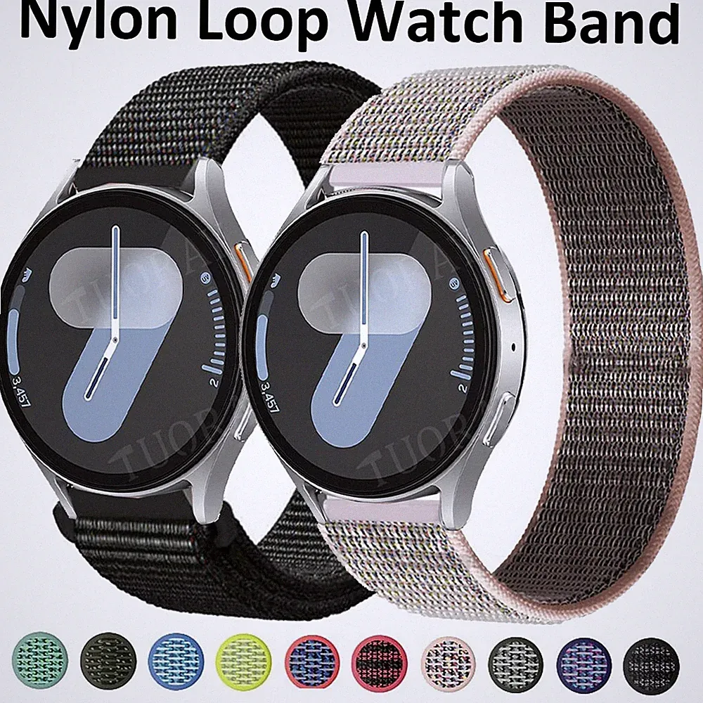 Universal Armband 20/22mm Ersatz Nylon Loop Uhrenarmband Smartwatch Sports Band