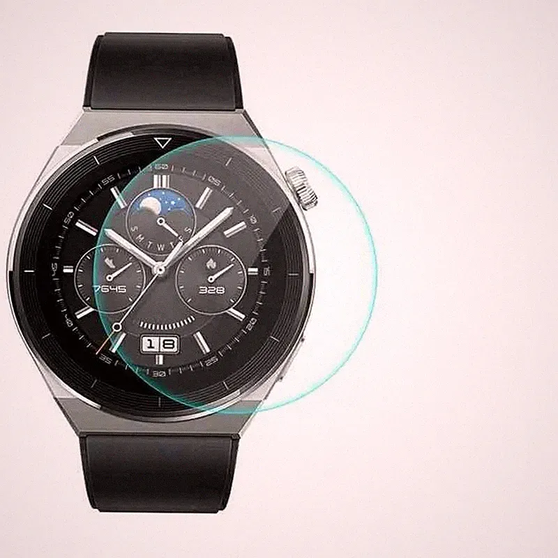Universell Gehärtetes Echt Glas 9H Schutzfolie Full Glue FOLIE SmartWatch 36 mm