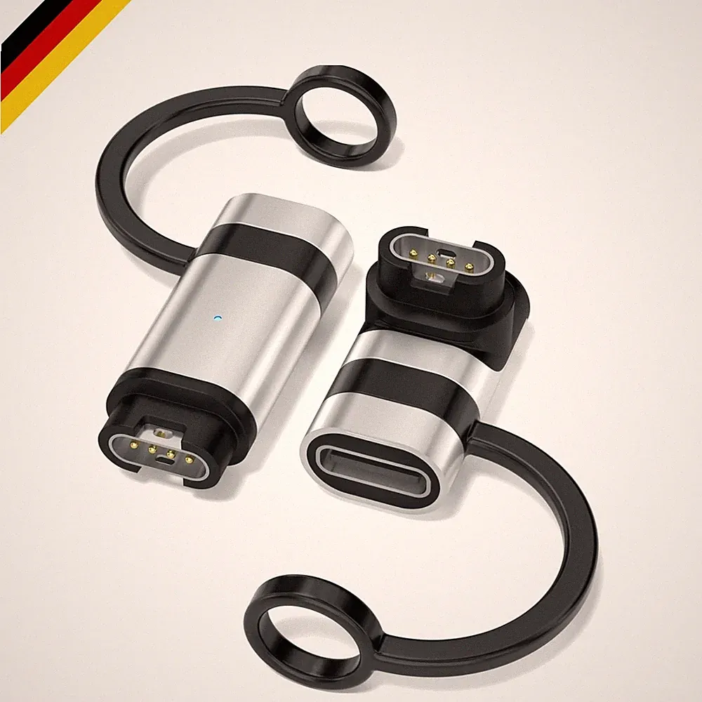USB-C Ladeadapter für Garmin Uhren - 2 Stück kompatibel mit Fenix 8 & mehr
