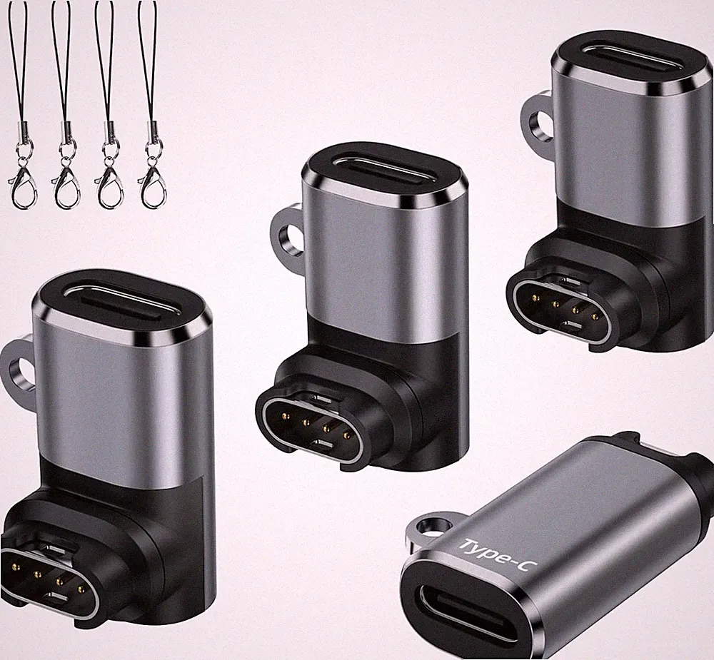 USB-C Zu Garmin Watch Ladeadapter 4-Pack,Usb C Ladekabel Uhr Adapter Für Garmin