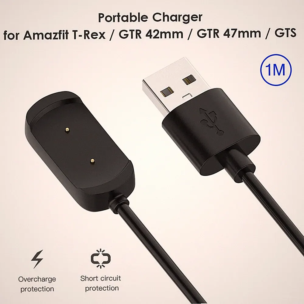 USB Ladekabel Für Amazfit T-Rex GTR GTS Smartwatch Band USB Ersatz Kabel