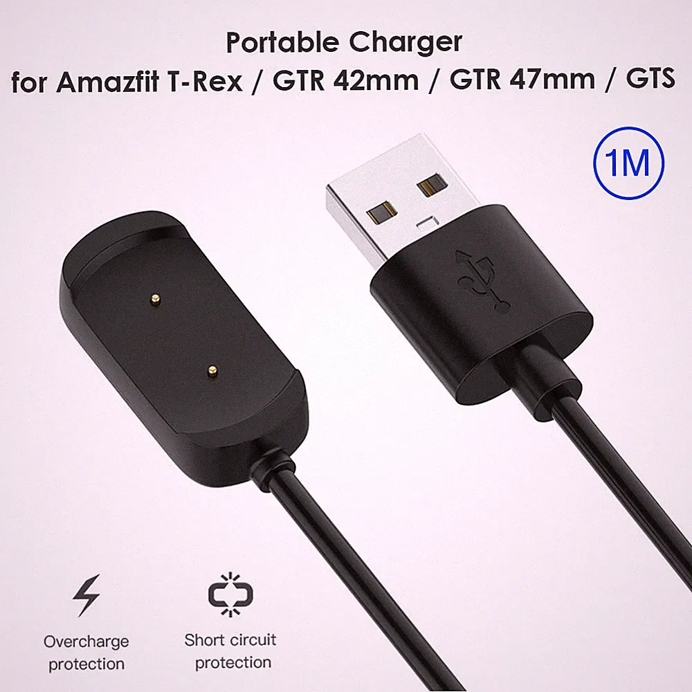 USB Ladekabel Für Amazfit T-Rex GTR GTS Smartwatch Band USB Ersatz Kabel