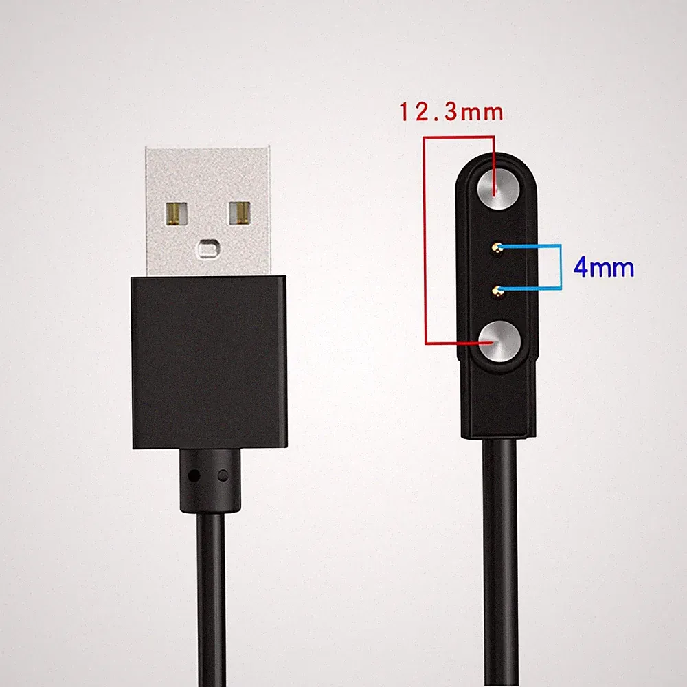ladekabel smartwatch magnetisch 2 polig 4 mm