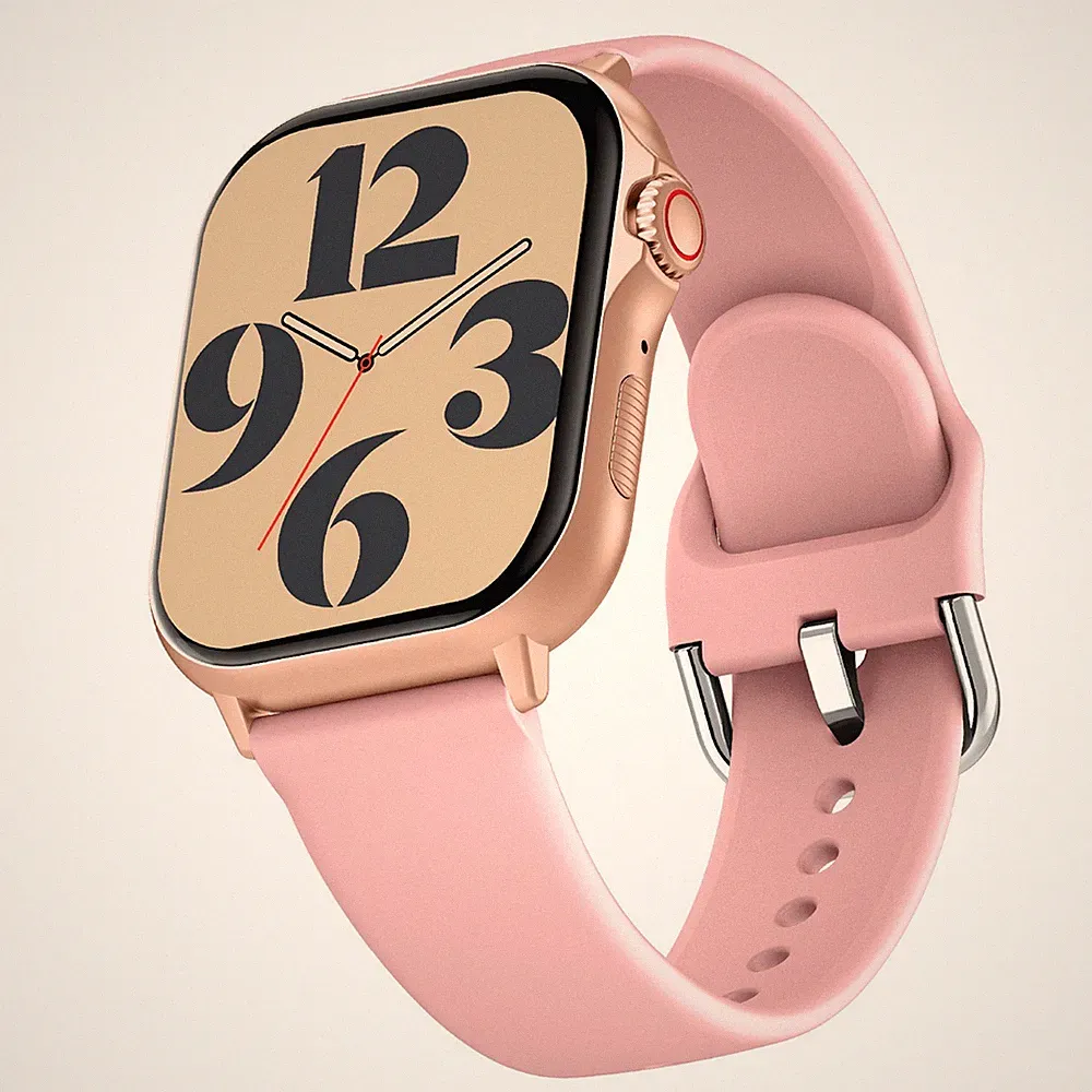 V-Fitness Smartwatch Pink 2,1 Zoll AMOLED Display mit GPS Tracker