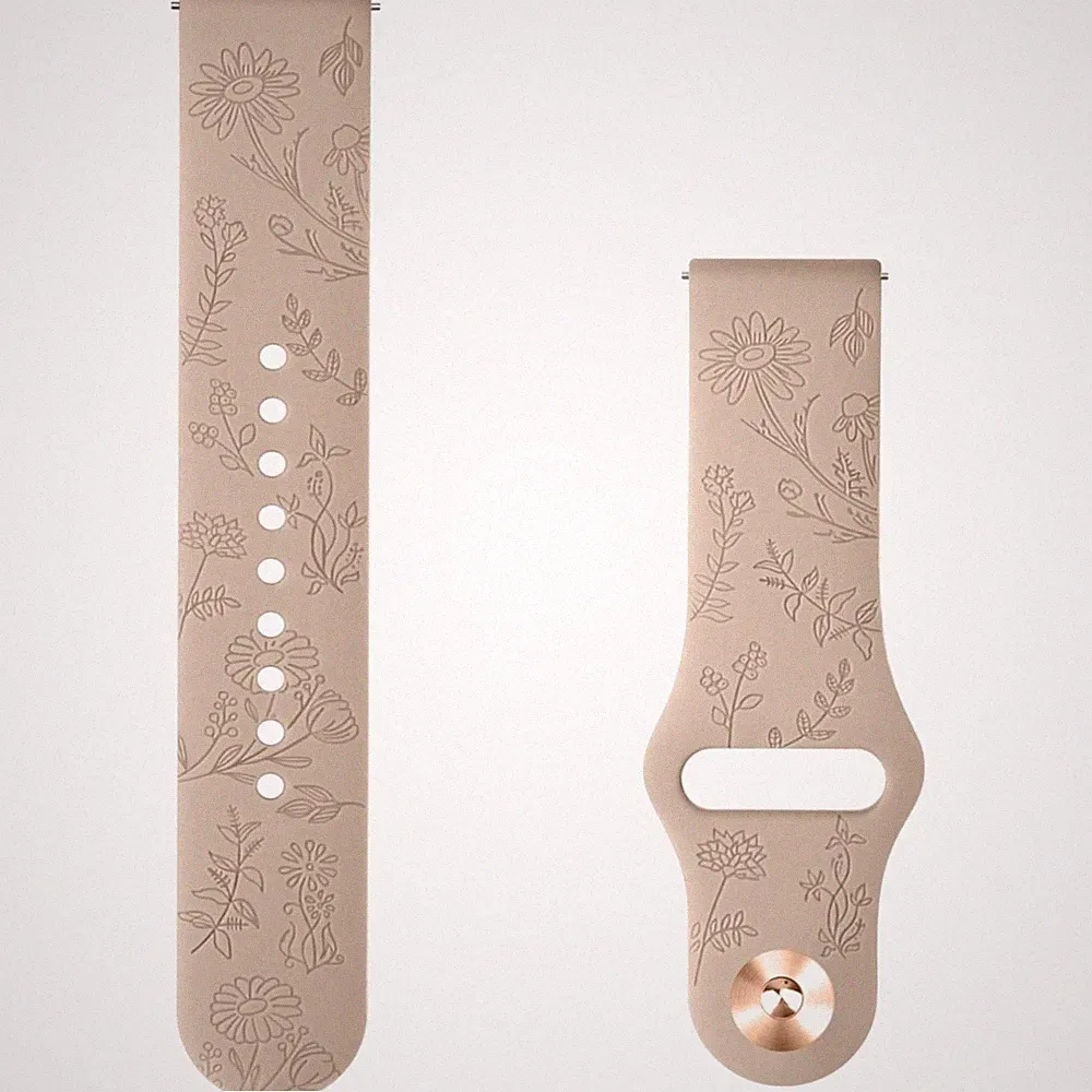 Vancle 20mm Sportarmband: Blumendesign für Stil & Komfort bei Smartwatches