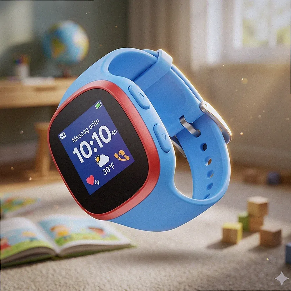 Vodafone V-Kids Watch Blau Kinder Smartwatch GPS Tracker SOS-Knopf OVP