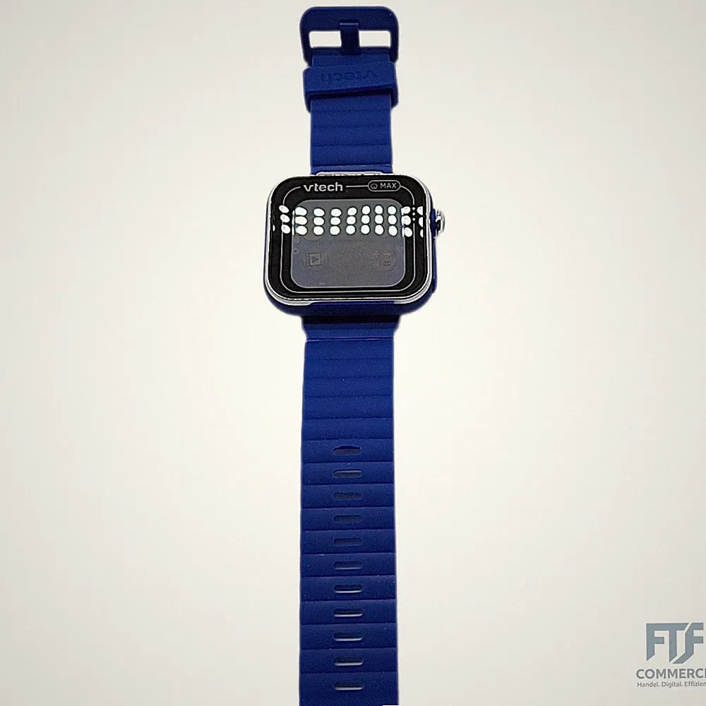 Vtech KidiZoom Smart Watch MAX Blau I Kinder-Smartwatch mit Duokamera I Touchscr