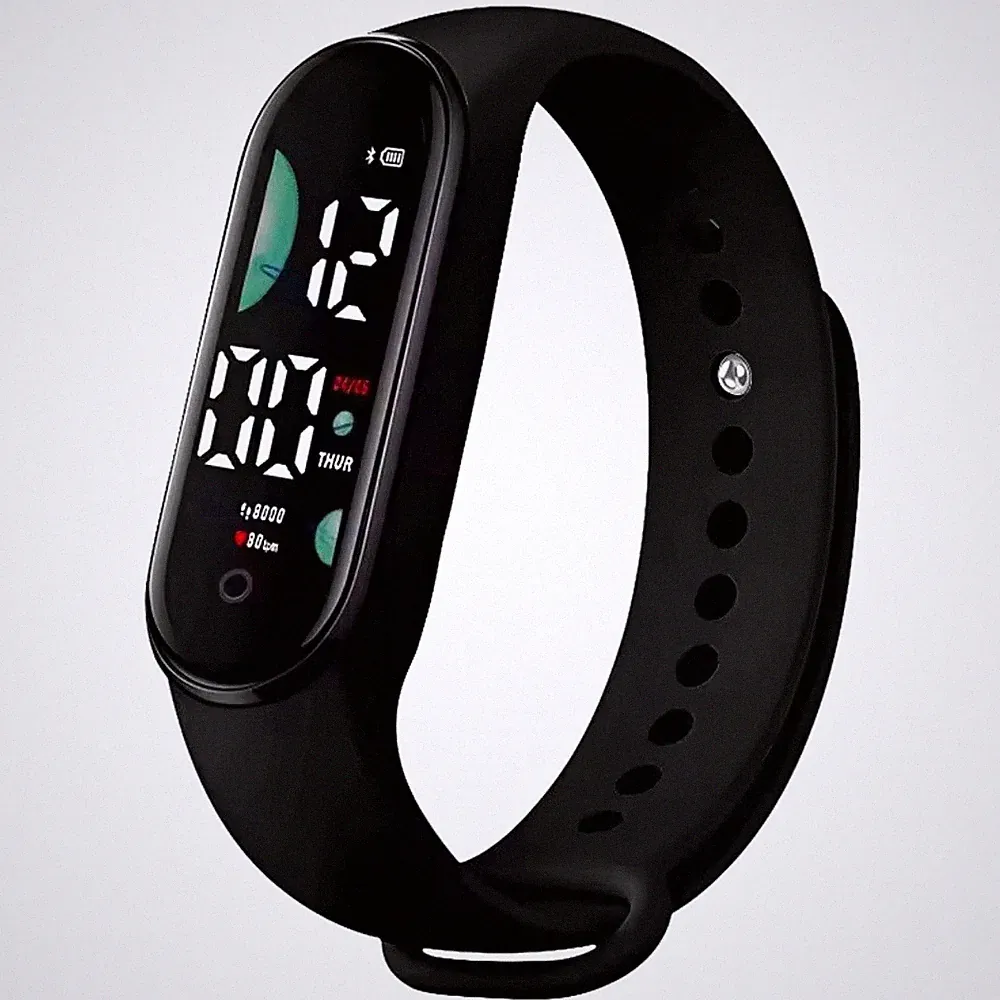 Wasserdichtes Fitnessarmband Smartwatch Aktivitätstracker Schrittzähler Bluetoot