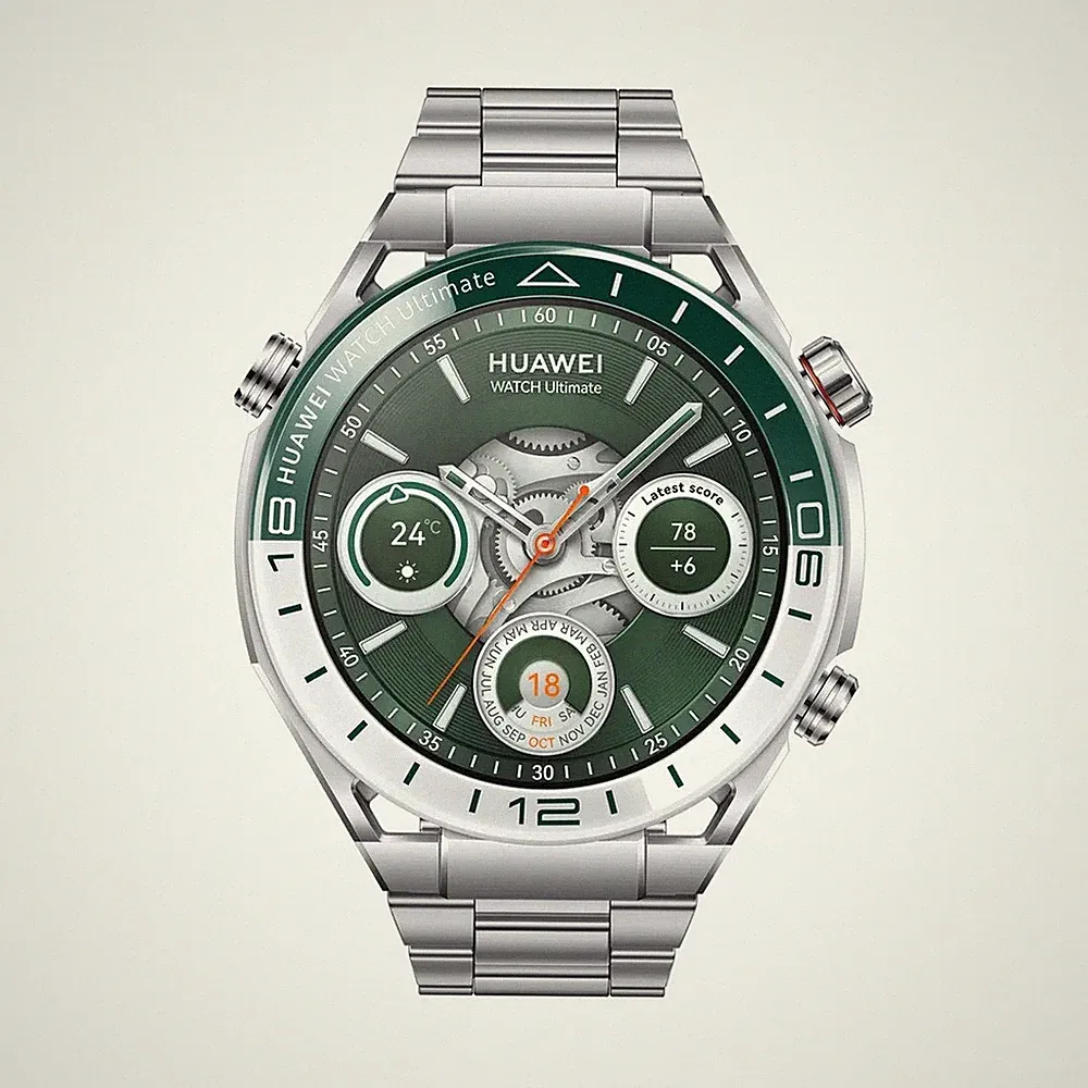 Watch Ultimate Grün Smartwatch, 311 ppi, 10 ATM, 530 mAh, EKG