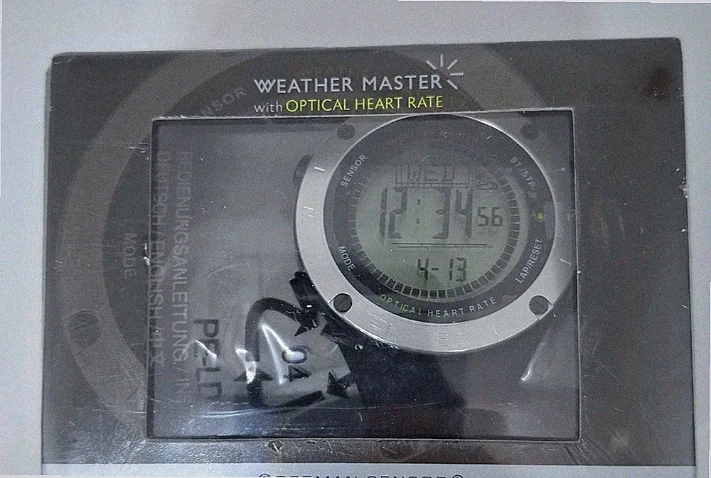 WEATHER MASTER smartwatch, deutscher optischer Sensor, Sport + Gesundheit