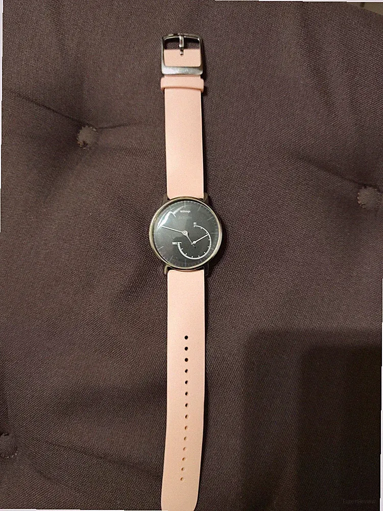 Withings Activité Steel - Hybrid Smartwatch / Fitnessuhr (Schwarz/Rosa)