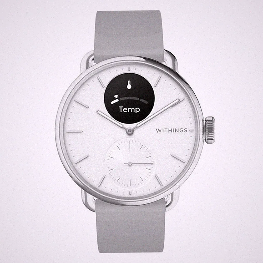 Withings - HWA10-Model 2-All-Int - Hybriduhr - Damen - Scanwatch 2 38mm white