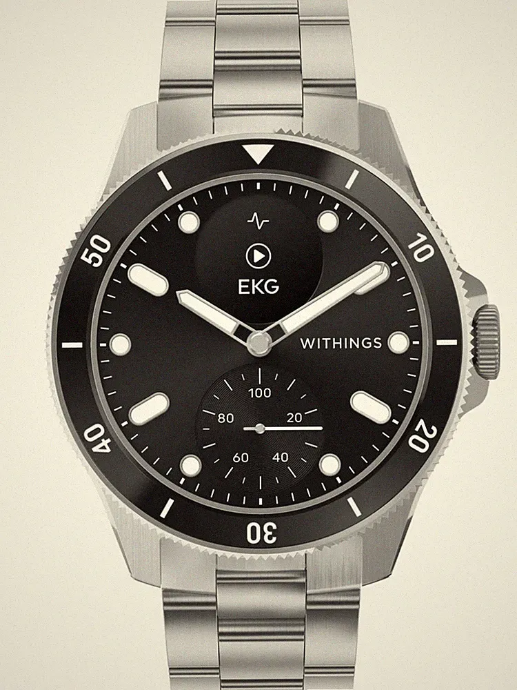 Withings HWA10-model 9-All-Int ScanWatch Nova Black 43mm 10ATM Smartwatch Qua...