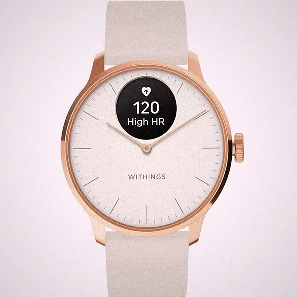 Withings - HWA11-Model 1-All-Int - Hybriduhr - Damen - Scanwatch Light 37mm sand