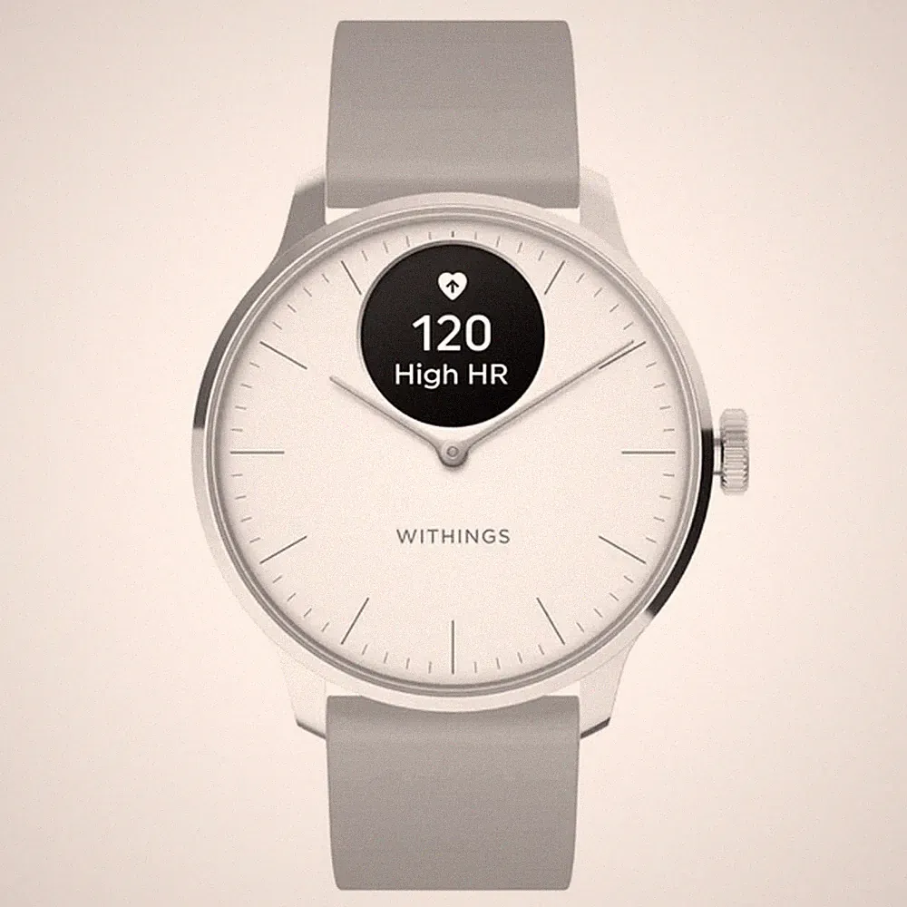 Withings - HWA11-Model 3-All-int - Hybriduhr - Damen - Scanwatch Light 37mm whit