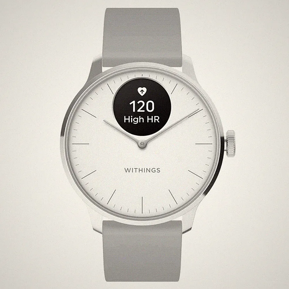 Withings - HWA11-Model 3-All-int - Hybriduhr - Damen - Scanwatch Light 37mm whit