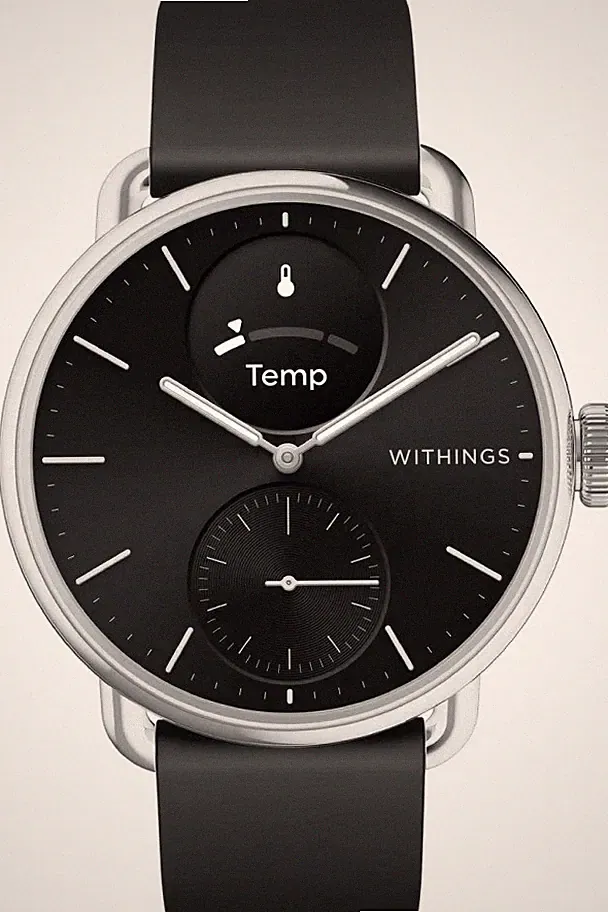 WITHINGS - Scanwatch 2 - Black 38mm - HWA10-model 1-All-Int - Smartwatch